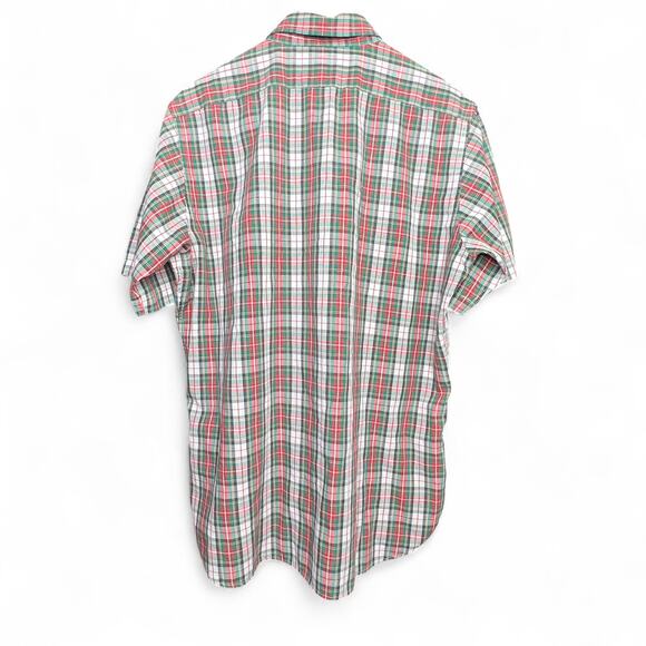 Vintage 1980s Country Traditionals Pendleton Christmas Holiday Plaid Button USA - Picture 2 of 3